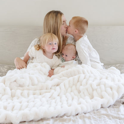 SereneWeave™ Faux-Fur Throw & Blanket